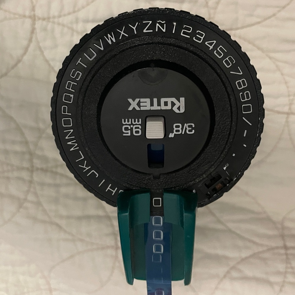 Vintage Rotex Label Maker